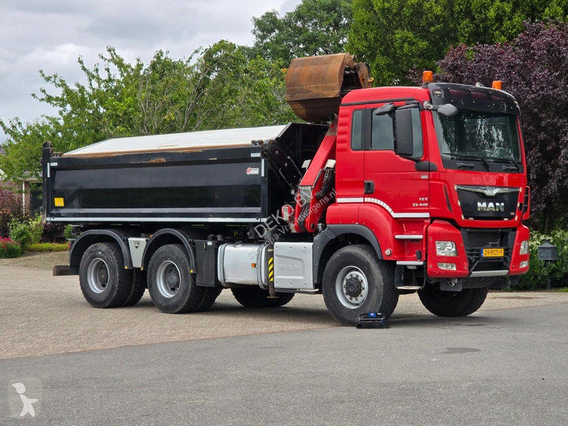 شاحنة MAN 33.400 6X6 BH WVT WS Z-crane/TIPPER!!...