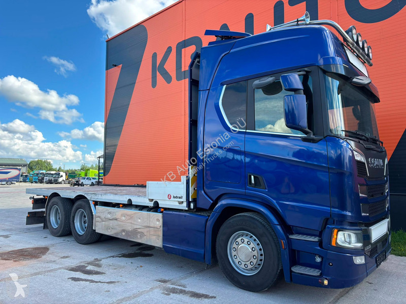 شاحنة Scania R 650 6x4 RETARDER / PATFORM =6851 mm
