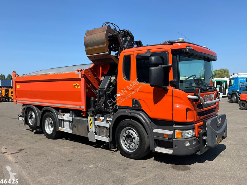 Kamion Scania 320 HMF 14 Tonmeter Z-kraan Just...