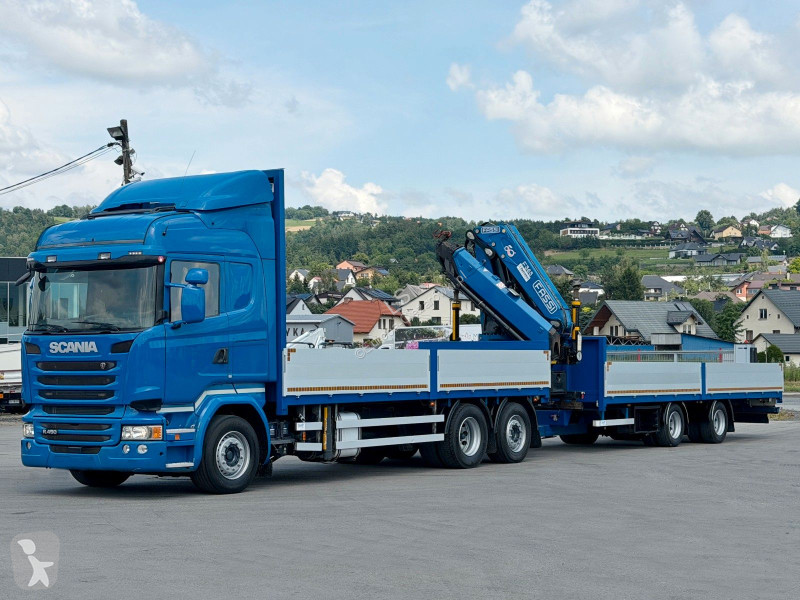 شاحنة Scania R 450 * FASSI F365 RA + FUNK +...