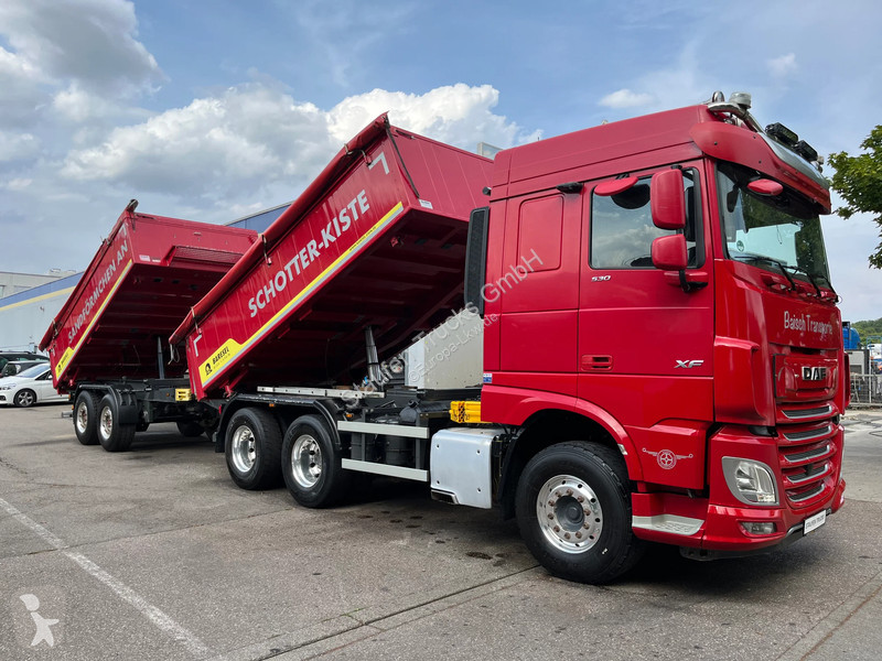 شاحنة DAF XF 530 , 6x4, Kempf 3-Seiten Kipper,...