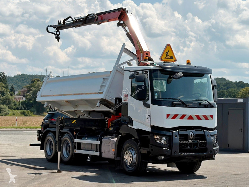 Camión Renault C 380* KIPPER 5,20 m* KRAN/FUNK...