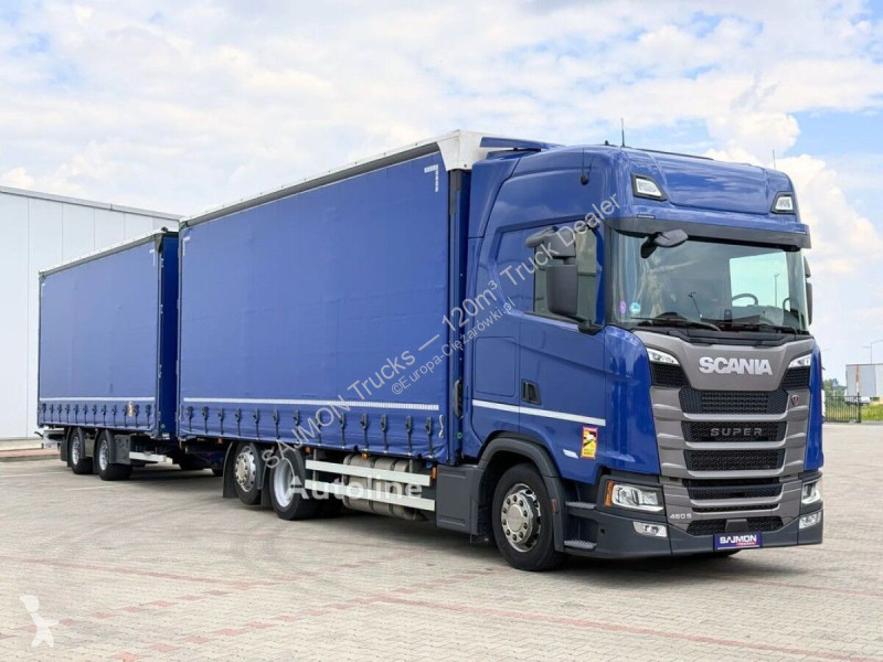 شاحنة Scania SUPER / S460 / ZESTAW TANDEM 120M3...