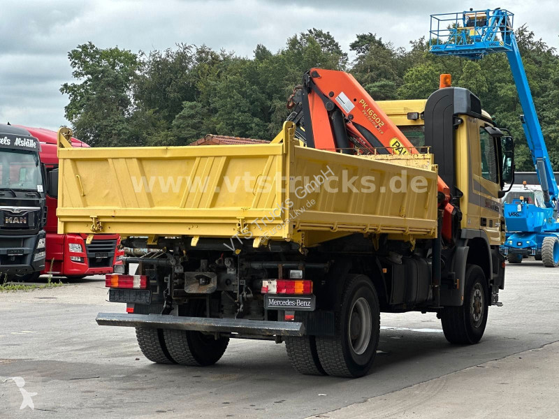 Camion Mercedes 1850 V8 MP2 4x4 BB Meiller-DSK,...