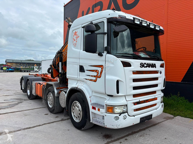 شاحنة Scania 8x2*6 FASSI F290 / AJK 20 ton...