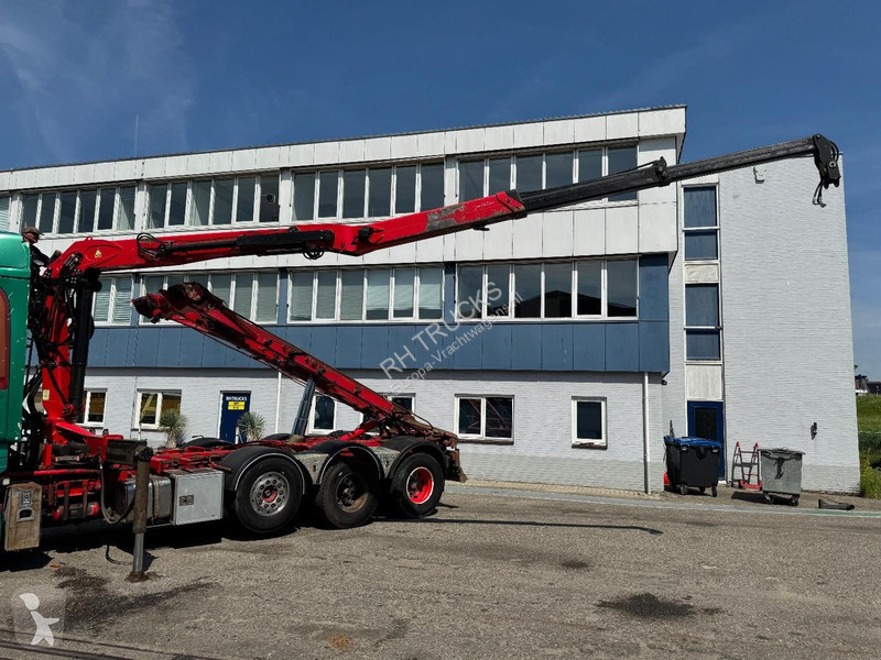 شاحنة Scania R500 8X2 + EPSION (YEAR 2014!)...