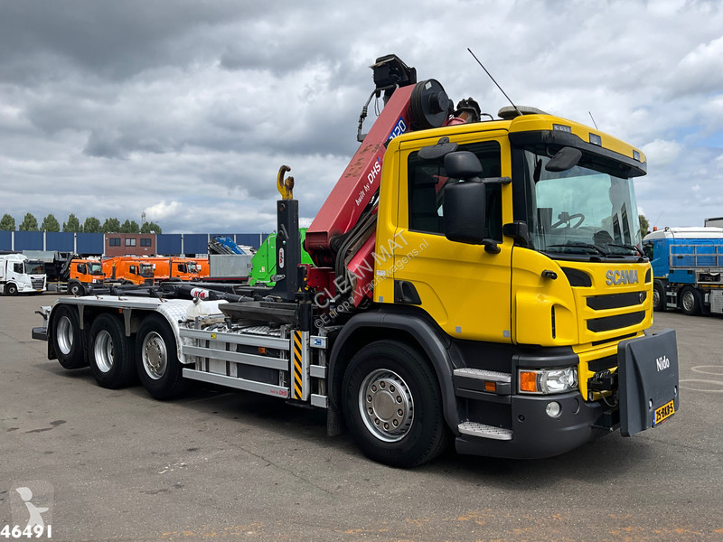 شاحنة Scania 450 Euro 6 HMF 21 Tonmeter laadkraan