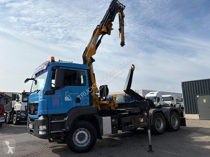 شاحنة MAN 33,360 + EFFER 210/4S 4 X EXT. + JIB...