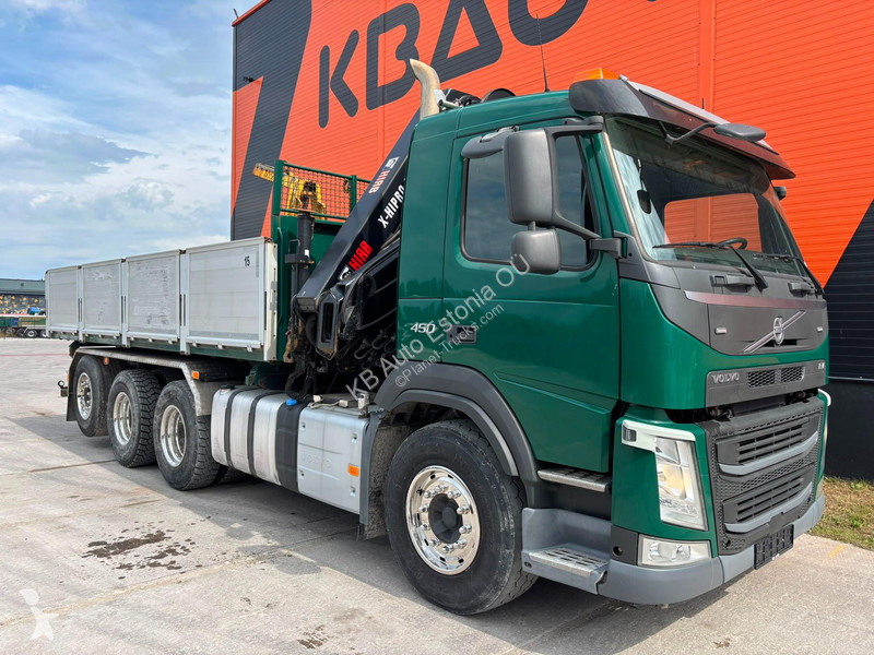 شاحنة Volvo 450 8x4*4 HIAB 192E-5 / BOX L=6157 mm