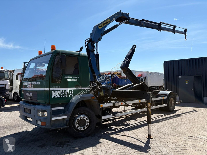 شاحنة MAN 220 B + PALFINGER PK 14080 - 3X EXT +...