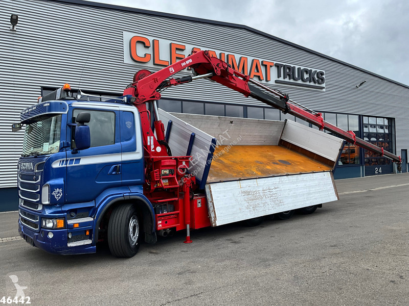 Vrachtwagen Scania 560 V8 8x4 etarder Hiab 24...