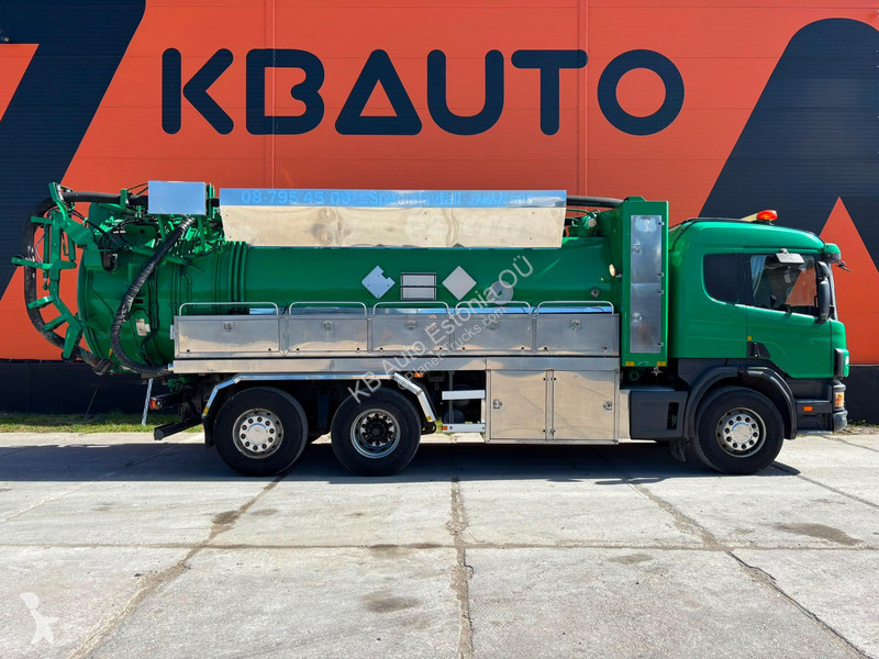 Vehículo de limpieza viaria Scania 124 6x2*4...