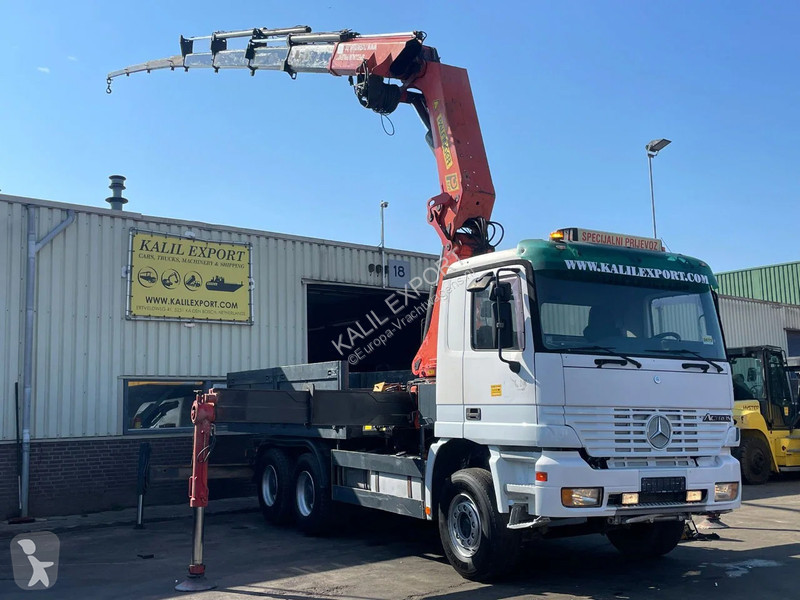 Camion Mercedes 3343 6x4 Truck + Crane / Grue...