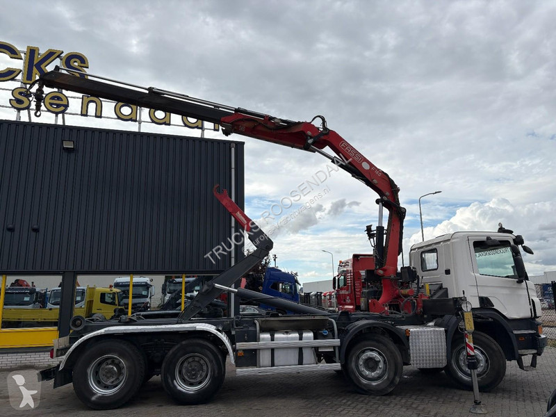 Camión Scania P 410 + FASSI F 165 - 2X EXT. +...