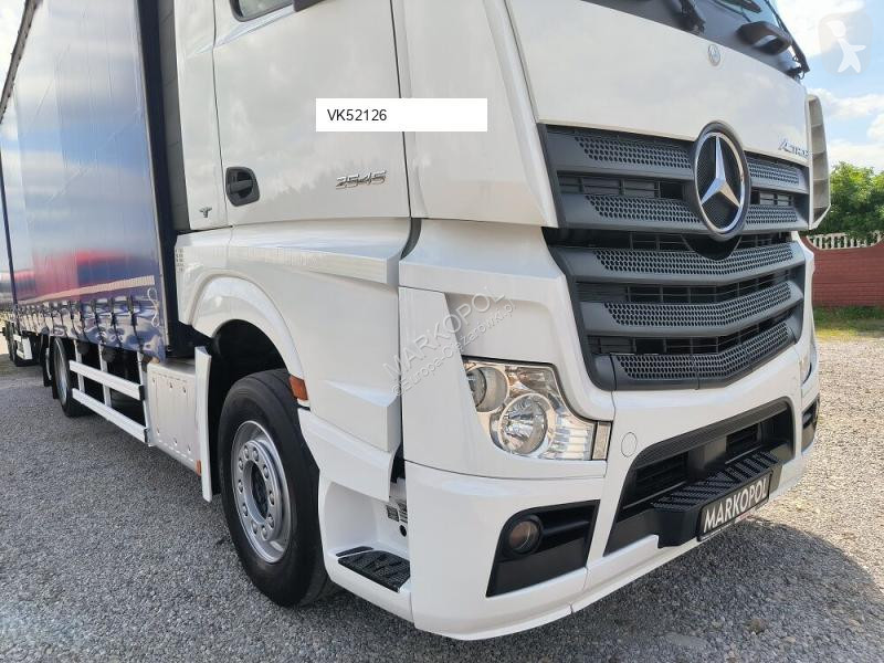 Camion Mercedes TANDEM/ PRZEJAZDOWA/ NOWE PLANDEKI