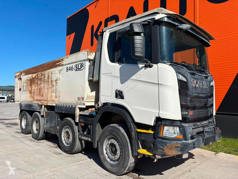 Vrachtwagen Scania R 580 8x4 RETARDER / BOX...