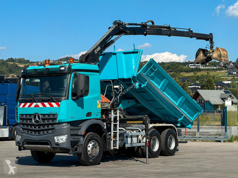 Camión Mercedes 2640 Kipper + HIAB 144 + FUNK *...