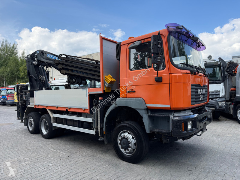 Kamion MAN 28.414 6X4 Effer 685 Montagekran 33...