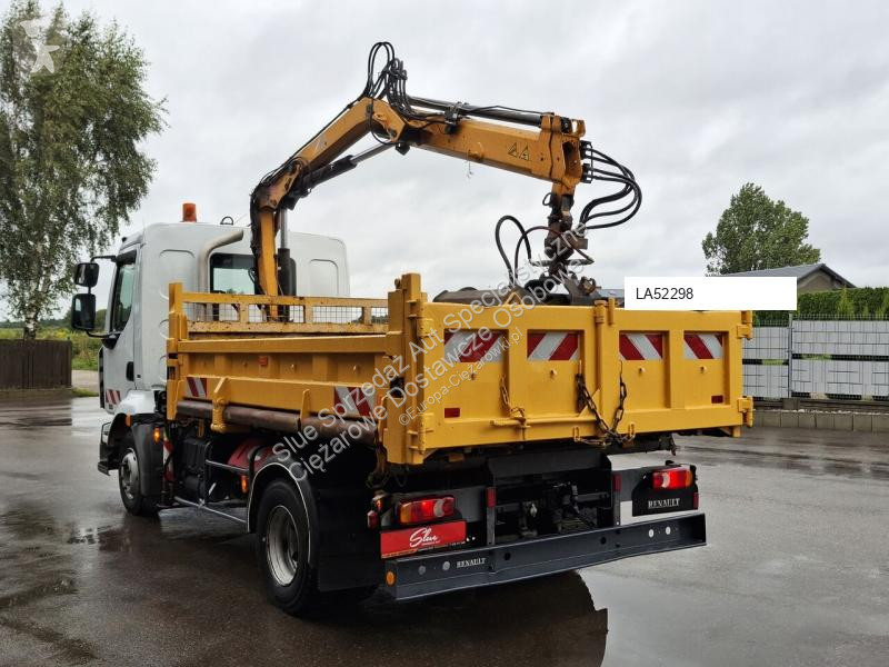 Camión Renault HDS Wagen Kran Wywrotka
