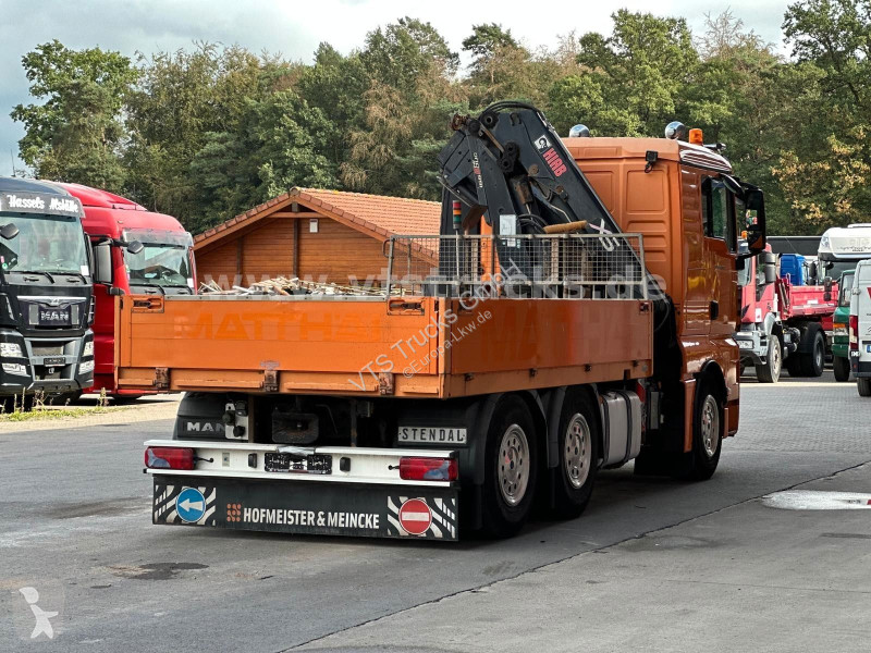 Camión MAN TGX 6x4 Pritsche + HIAB 166E-2 Ladekran