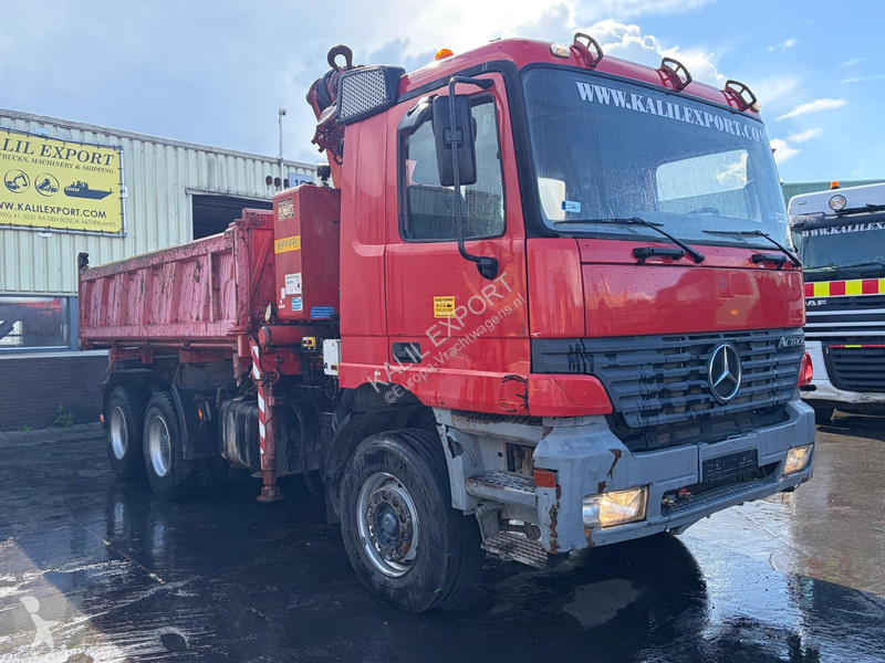 Camión Mercedes 2643 Kipper Crane Effer 250 6x4...