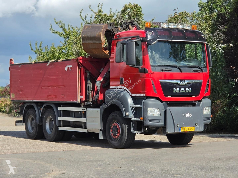 Camión MAN 420 !!6X6!! Z-CRANE TIPPER NL TRUCK...