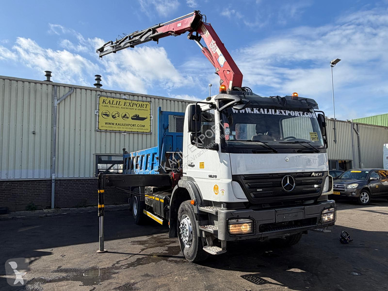 Camión Mercedes 1829 HMF 1563-K3 Crane + Remote...