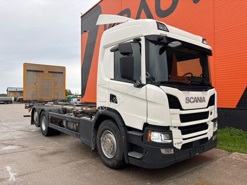 Camión Scania P 500 6x2*4 9 TON FRONT AXE /...
