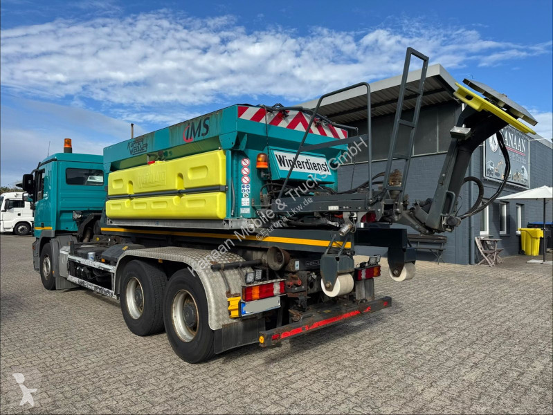 Camión Mercedes 2632 6x4 Meiller Abroller KRAN...