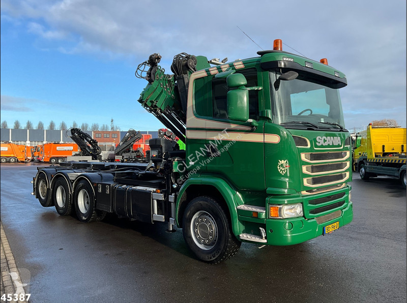 Camion Scania 490 8x4 Euro 6 Hiab 24 Tonmeter...