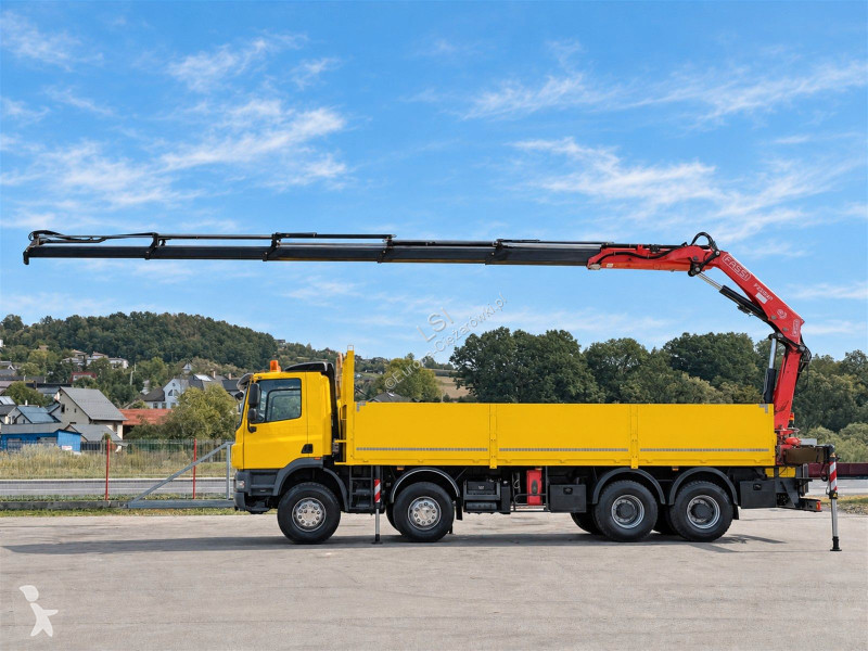 Грузовик DAF 85430 Pritsche 7,70 m + KRAN * 8x4!