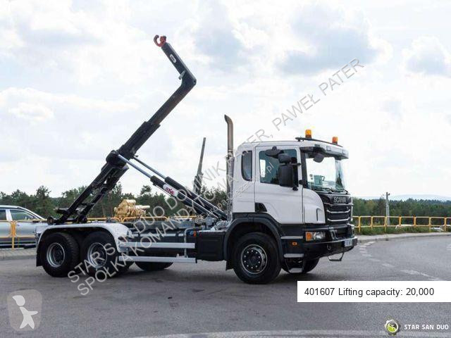 Camion Scania P410 6x4 Hyva Lift 20.53.S hooklift