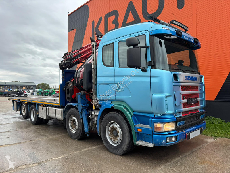 Camião Scania R 124 470 8x2*6 FASSI F800 AXP.26...