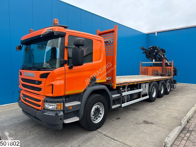 Грузовик Scania P 410 8x4, Tridem, CN, Hiab,...