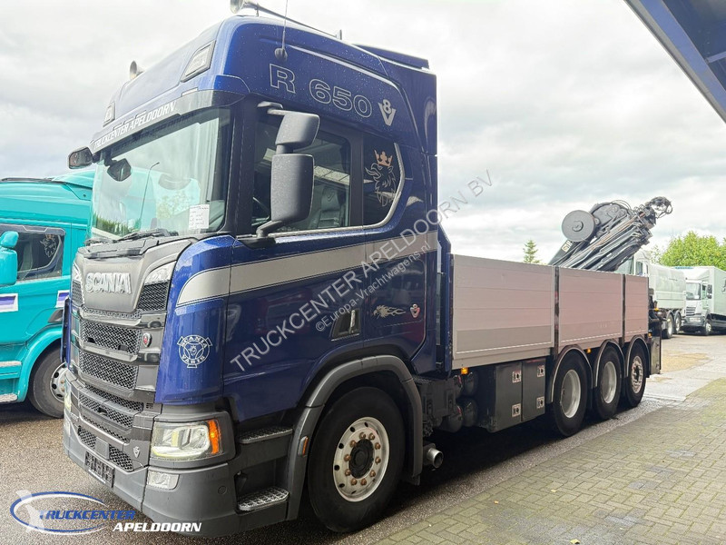 Scania R650 V8 NS HIAB 288 EP-5 Hipro, 8x4,...