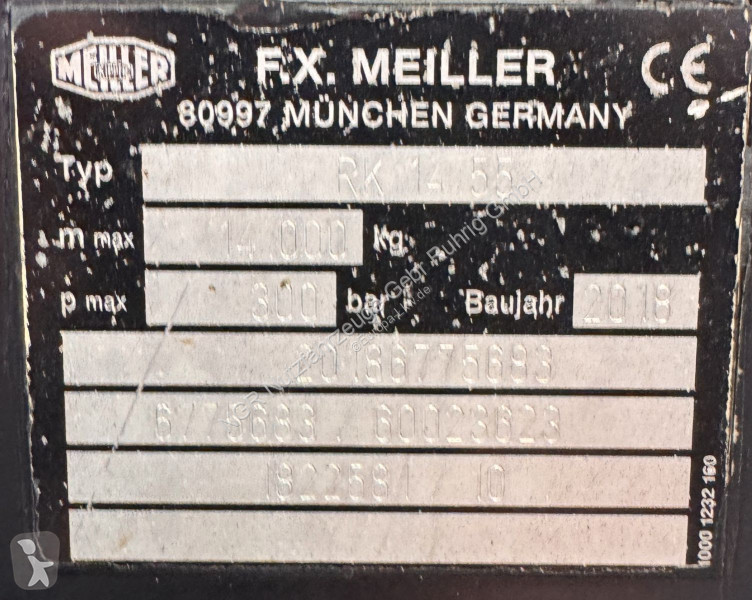 MAN 4X2 Meiller RK 14.55 Abroller Top Zustand...