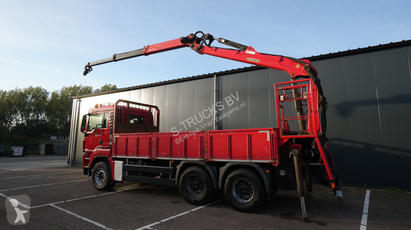 Kamion MAN 33.440 6x4 open box with Palfinger...