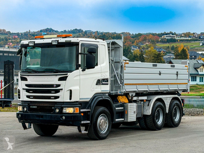 Kamion Scania 440 Kipper 5,00m * 3 Seiten * 6x4...