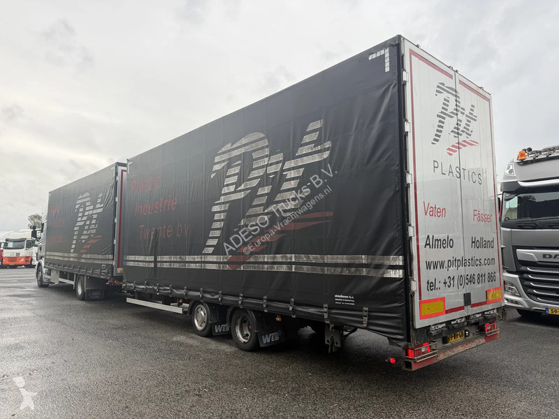 Kamion Scania 360 Topline + Webtrailer, 123m3
