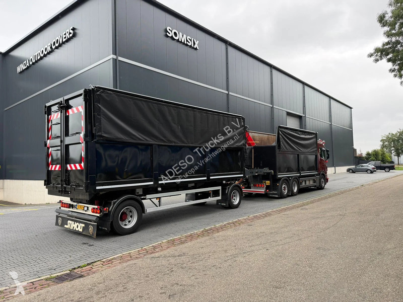 Lastbil Scania R450 + S Meppel kiptrailer