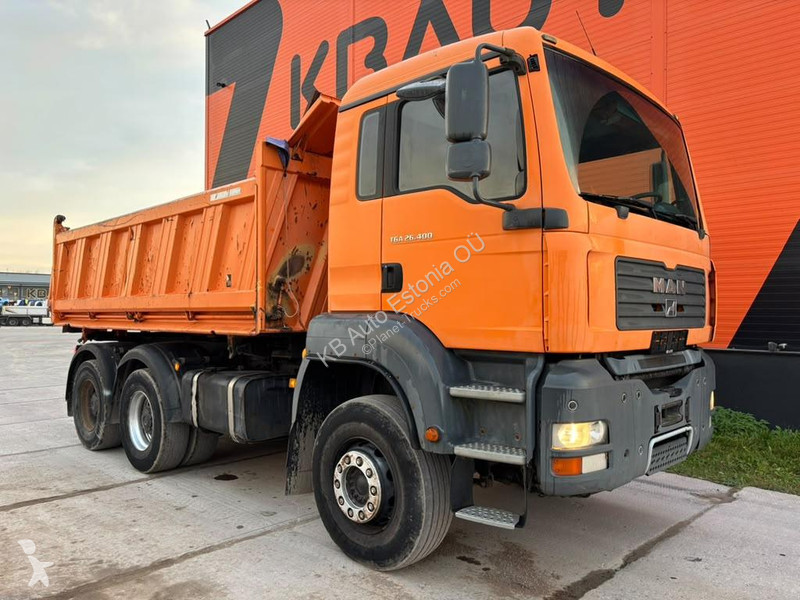 Camião MAN 26.400 6x4 FULL STEEL / BOX L=4799 mm