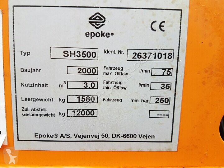 تجهيزات الآليات الثقيلة  SH 3500 Epoke...