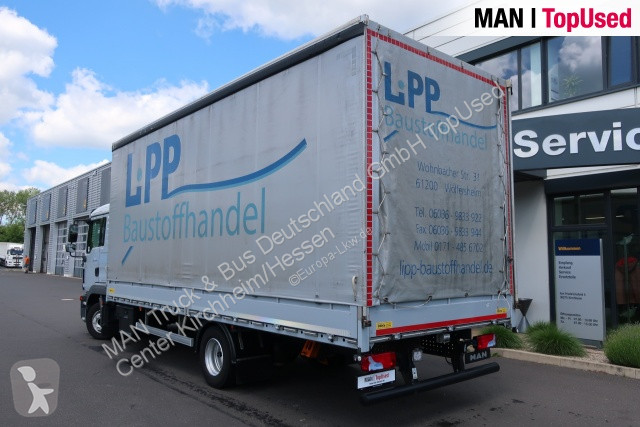 Tarp Truck Used Man Tgl 12 250 4x2 Bl L Haus Schiebeplane Diesel