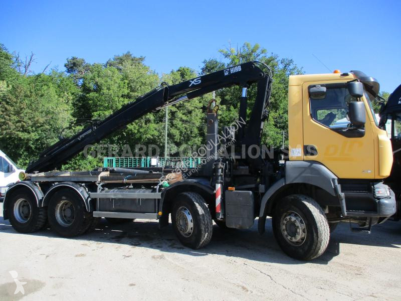 شاحنة Renault 410 dxi POLYBENNE GRUE