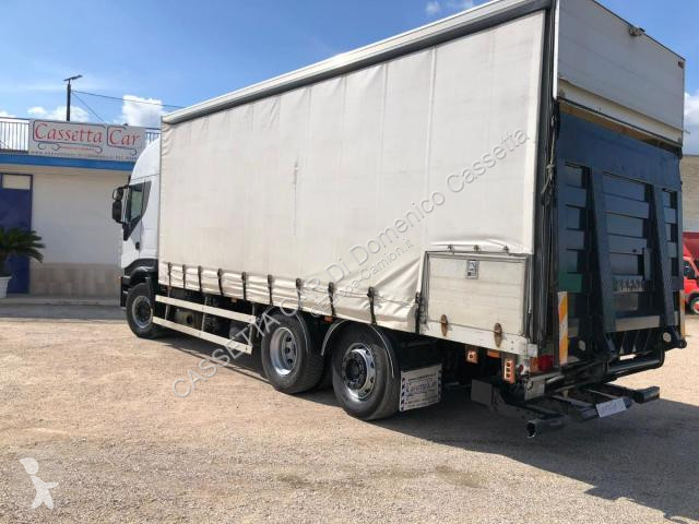 شاحنة Iveco STRALIS 500 CASSONE CENTINA ALLA...