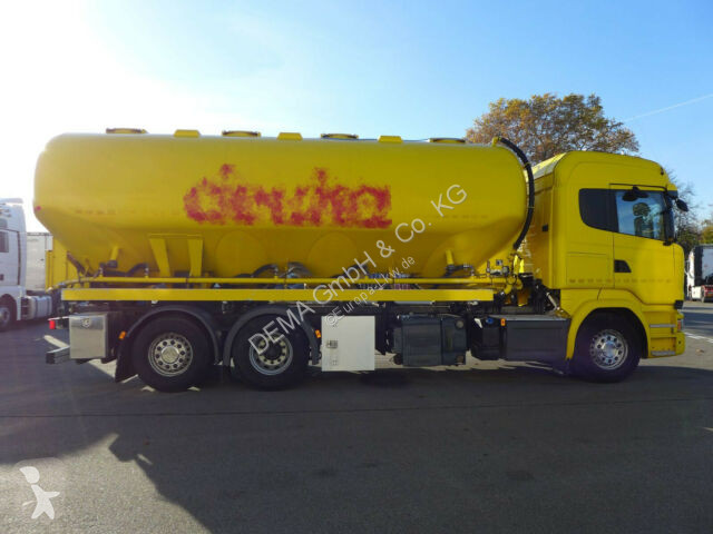 tanker truck used scania r r520 euro6 retarder 30m lenk liftachse liege diesel ad n 6962594