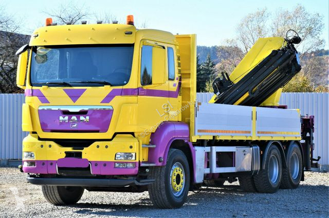 Camion MAN 28.440 Pritsche 5,60* HMF 3000 K5 +...