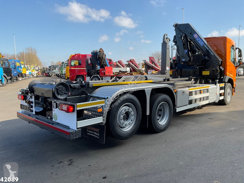 Camion Volvo Polybenne Fm 430 Hmf 23 Ton Meter Laadkraan 6x2 Gazoil