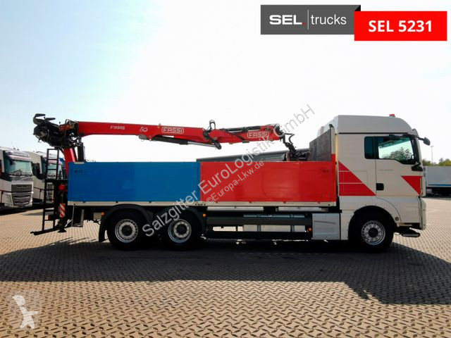 Camion MAN TGX 6X2-4 BL /Fassi /Lenkachse...