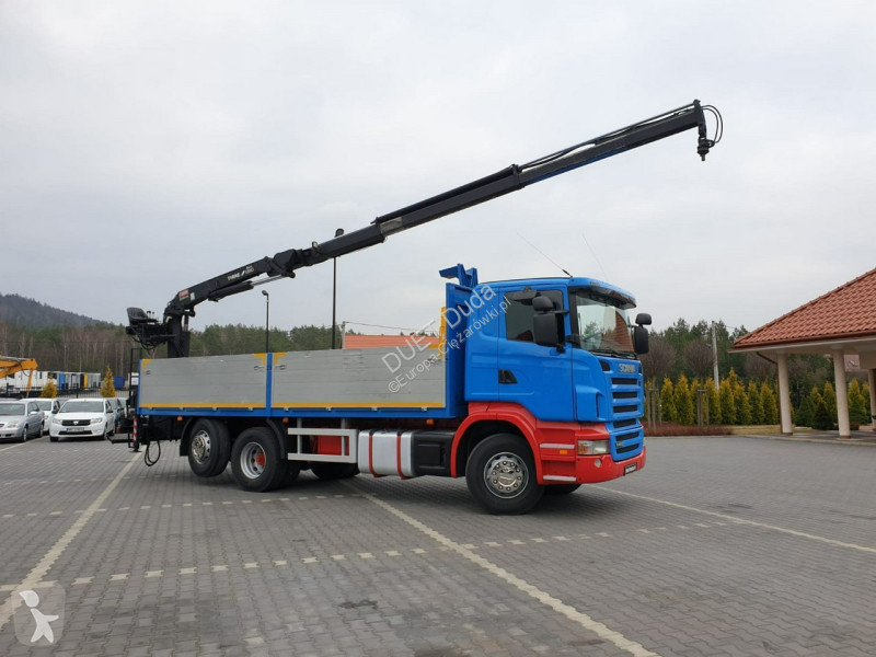Kamion Scania R 400 LB 6x2 HDS Budowlanka Widły...